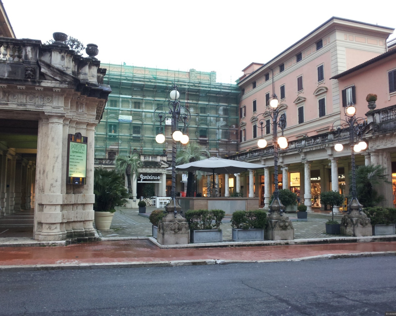 Гостиница на курорте в Монтекатини Терме, Италия