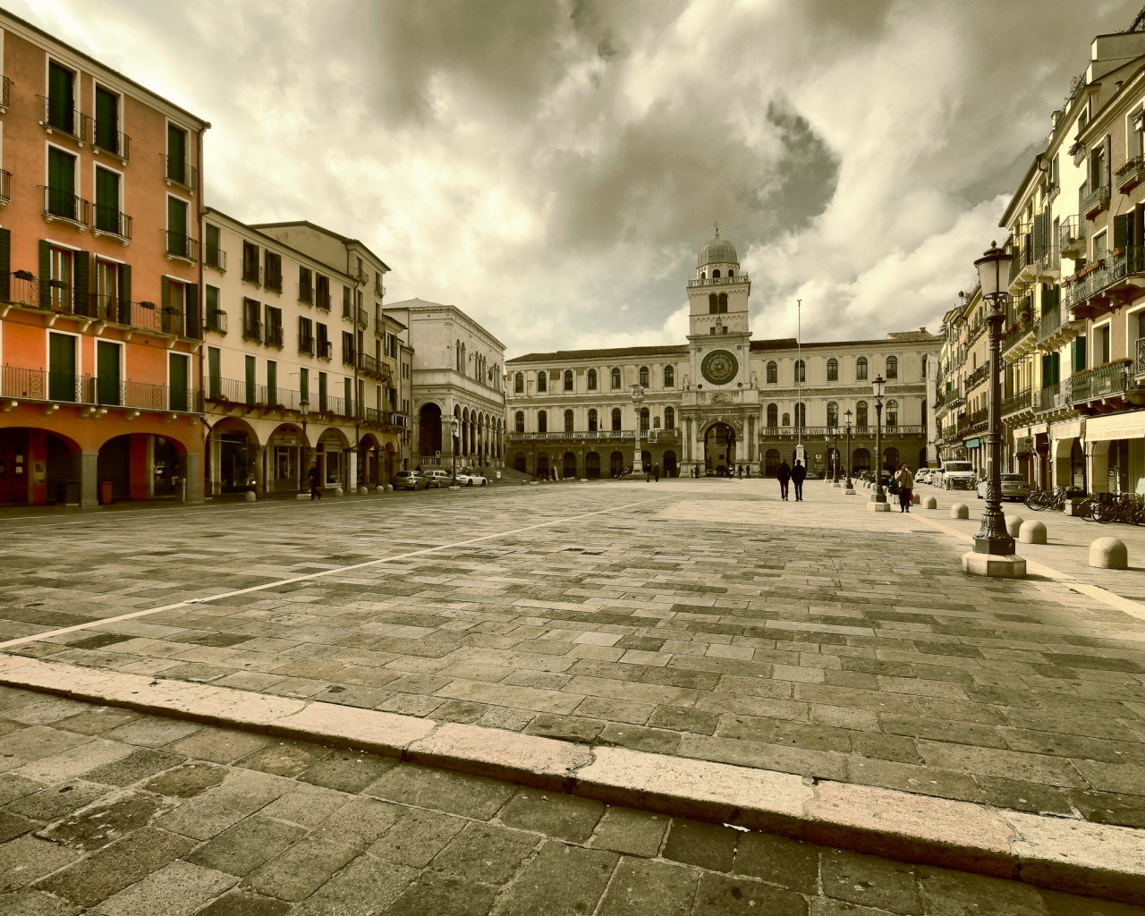 Главная площадь в Падуе, Италия