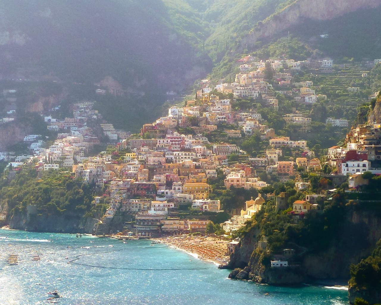 Город-курорт Позитано, Италия