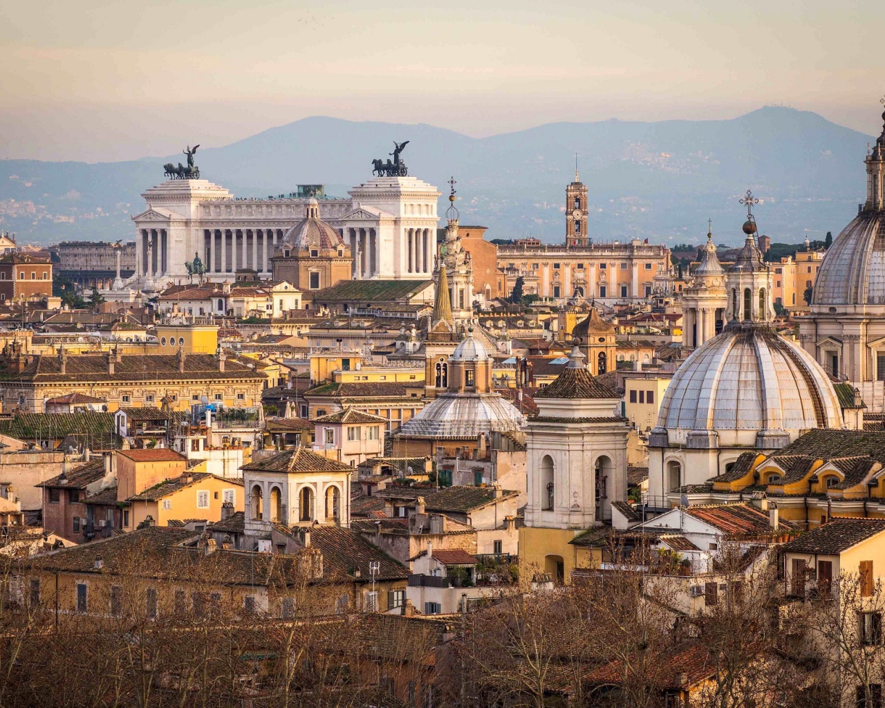 Семь холмов в Риме, Италия
