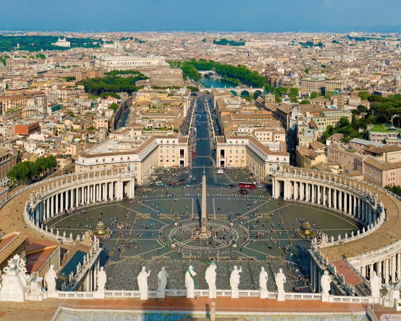 Площадь Святого Петра в Риме