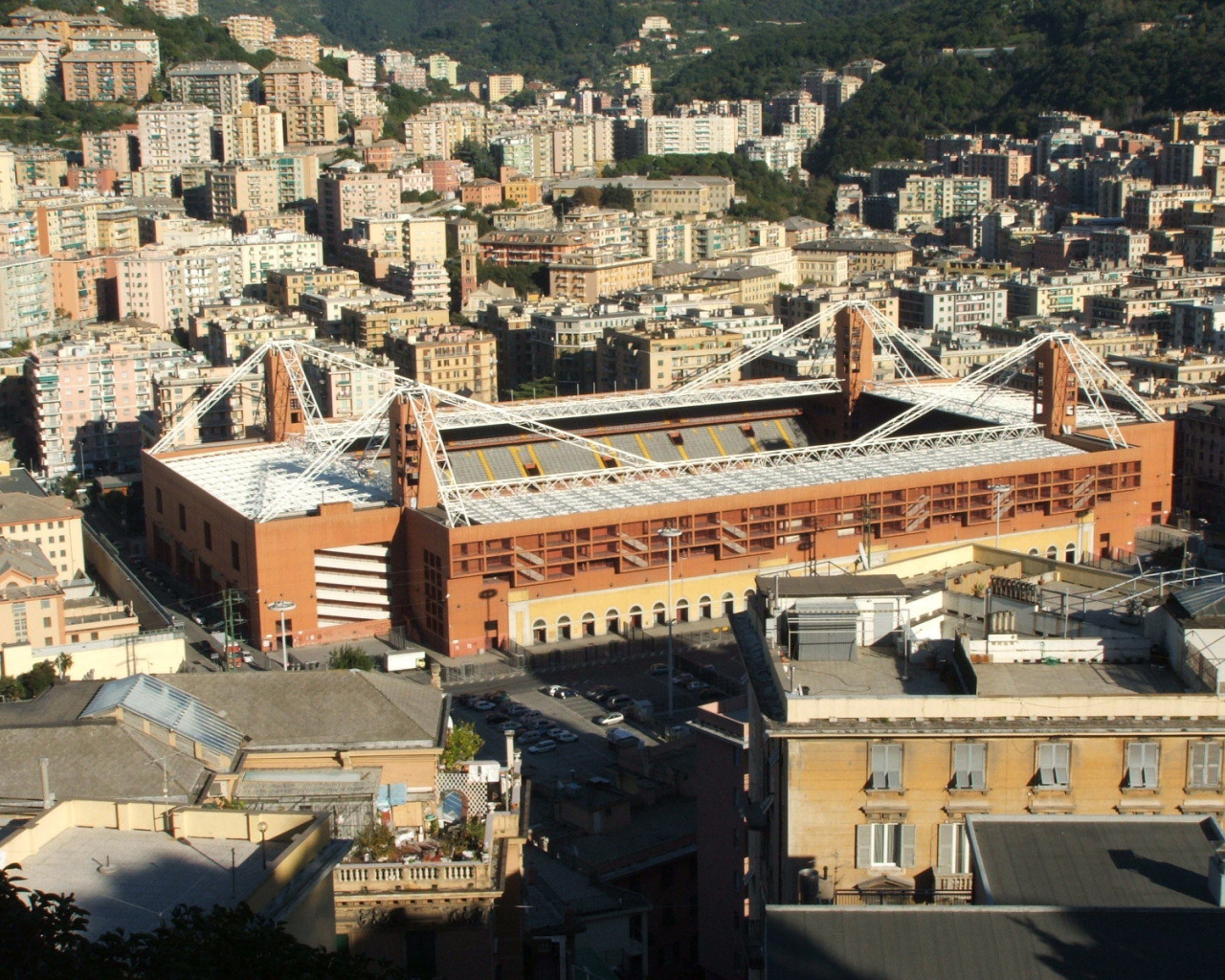 Стадион в Генуе, Италия