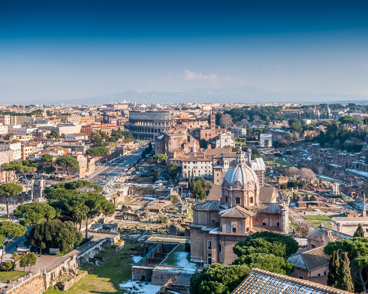 Древний город в Риме, Италия