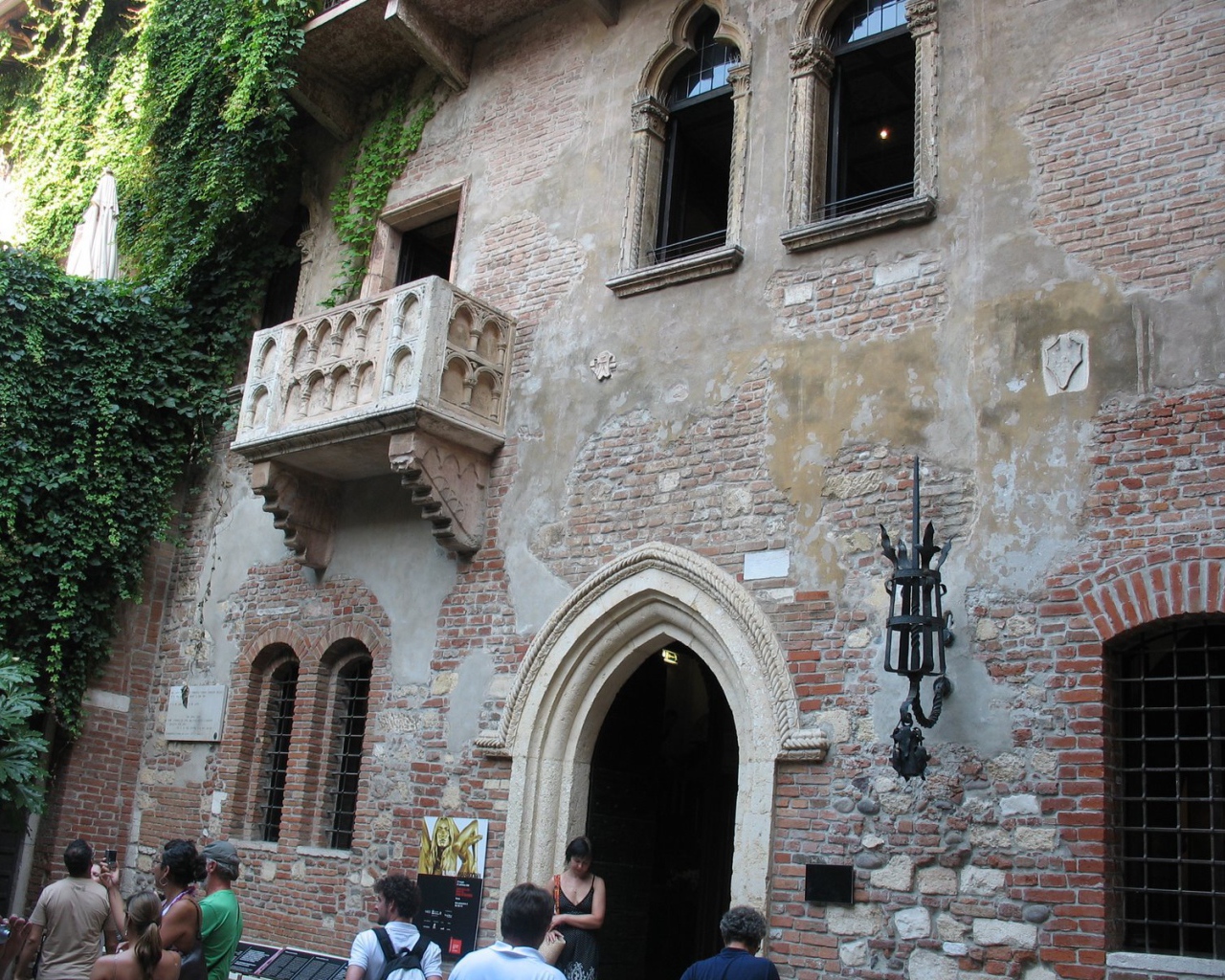 Дом в котором жила Джульетта в Вероне, Италия