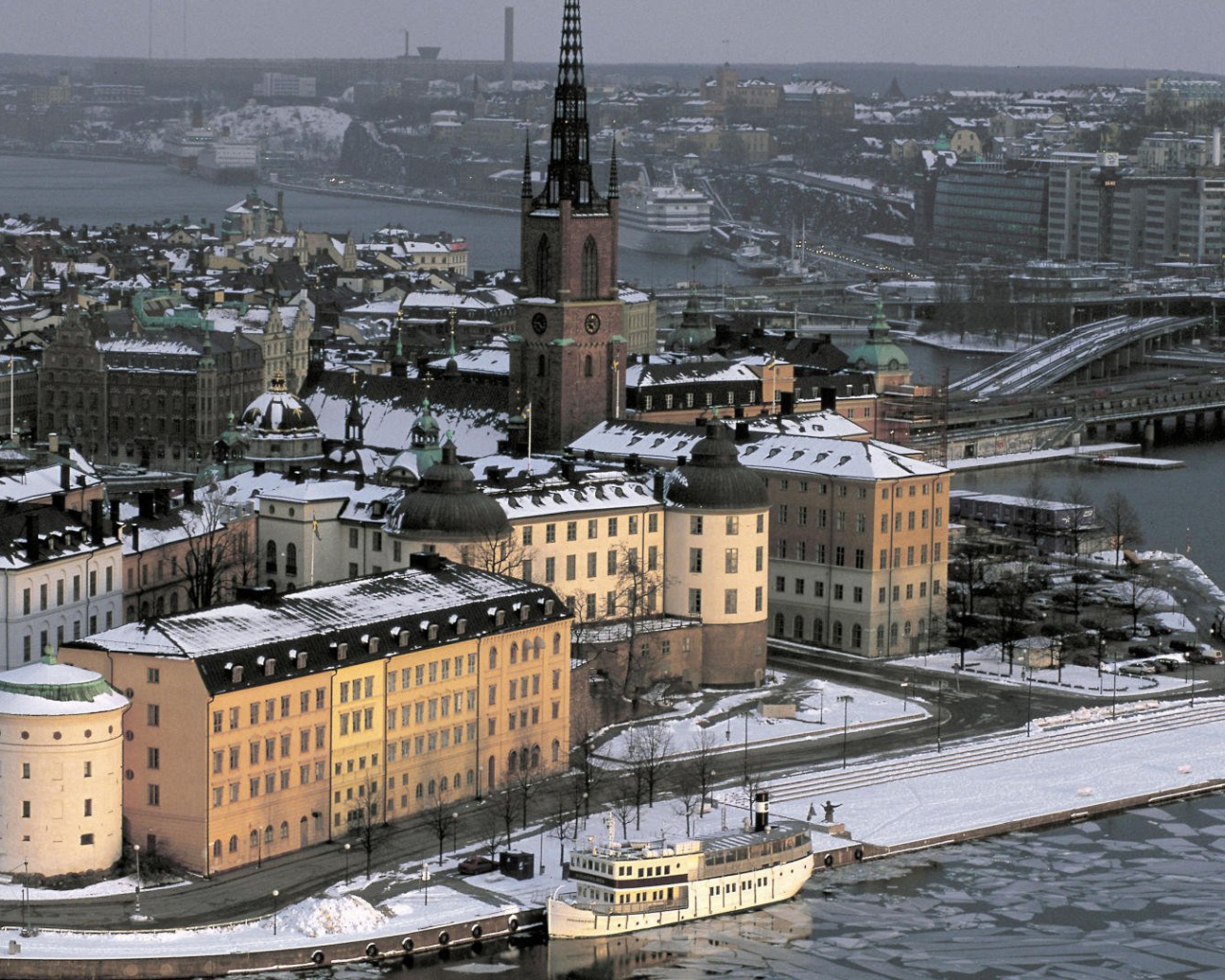 Зимний вид на курорте Лидо ди Езоло, Италия