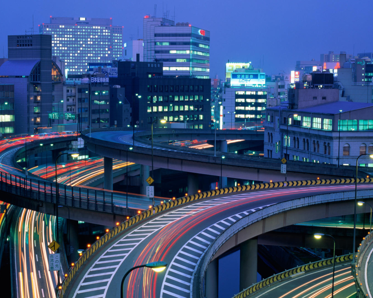 Дорожная развязка в Токио