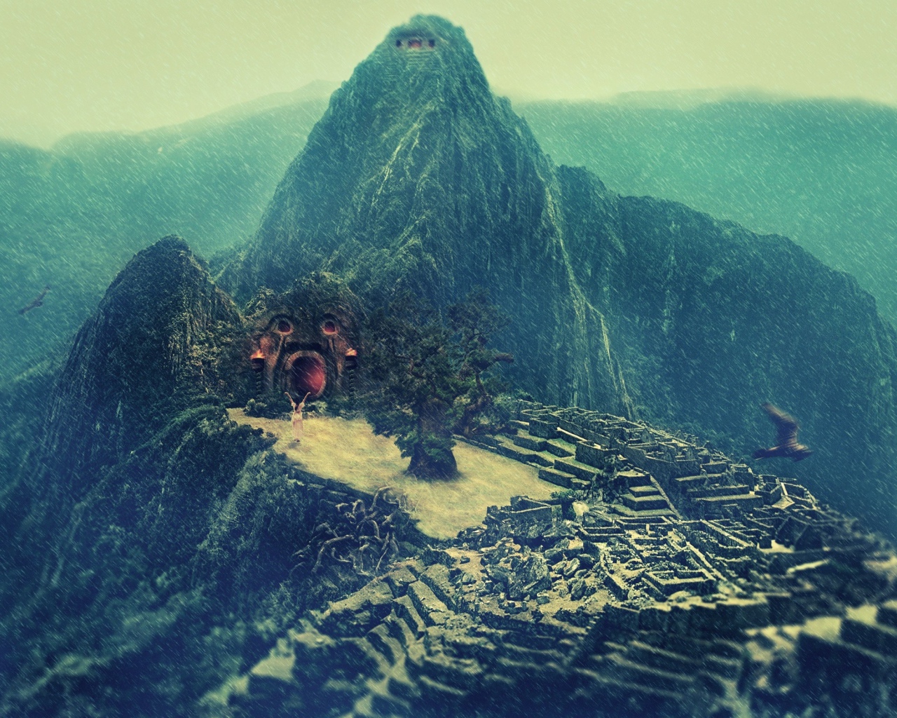 Древний храм в Перу