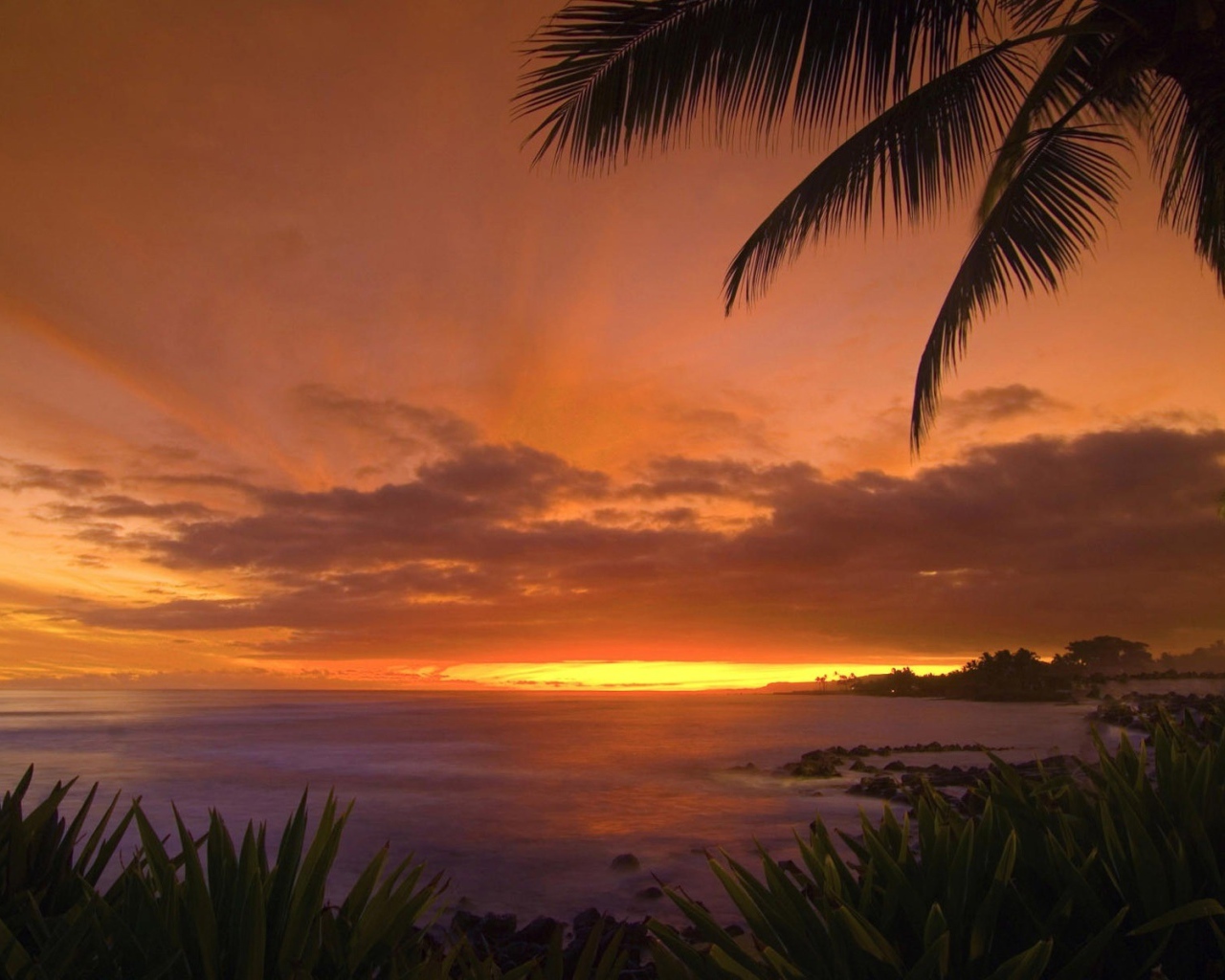 Закат в Перу