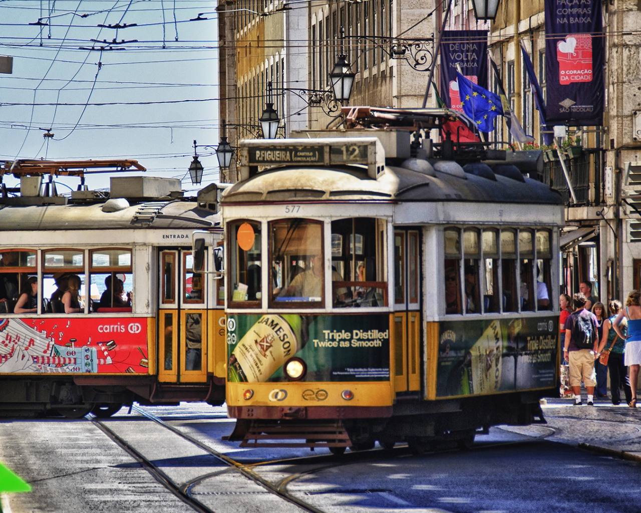 Трамваи в Лиссабоне
