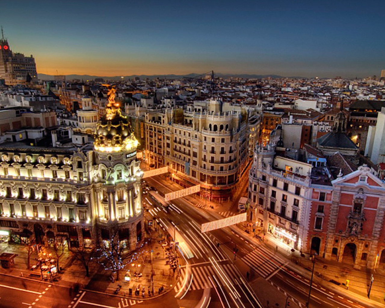 Ночной Мадрид