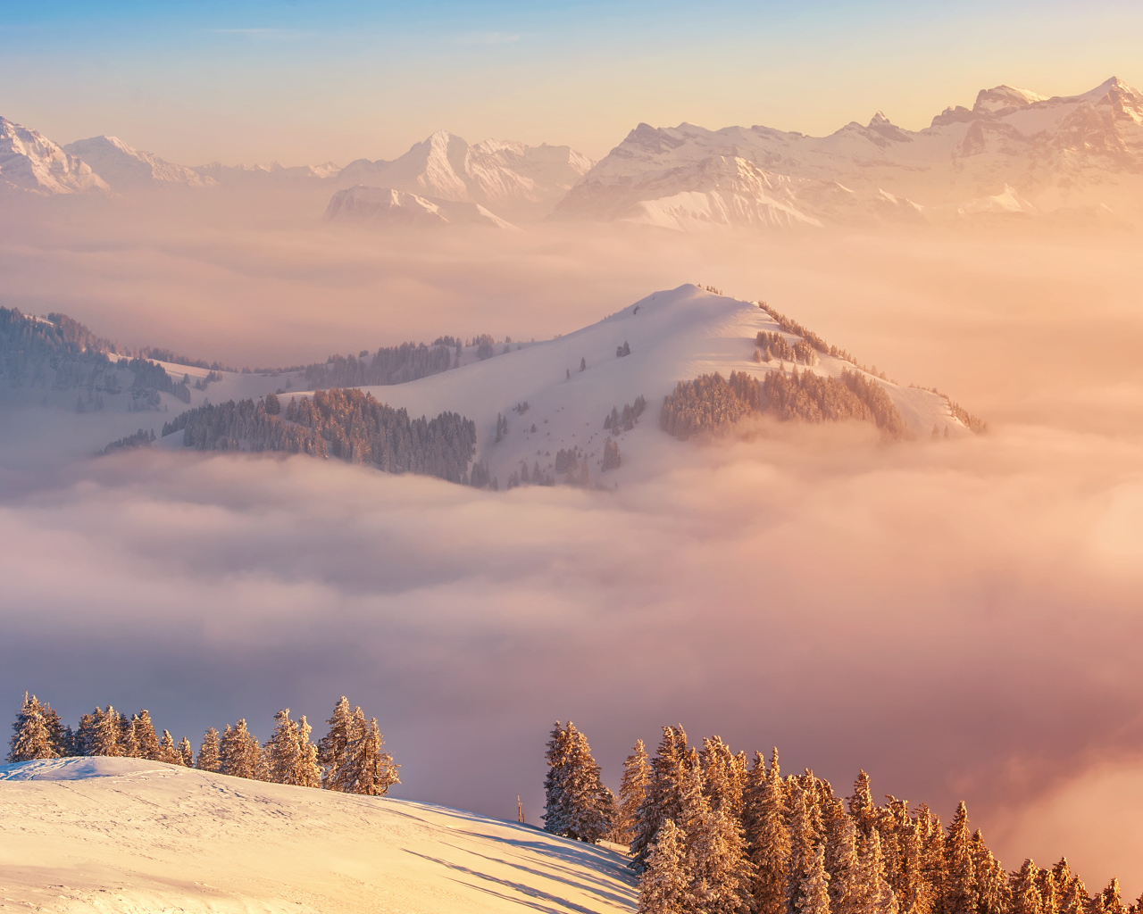 Гора Риги, Швейцария