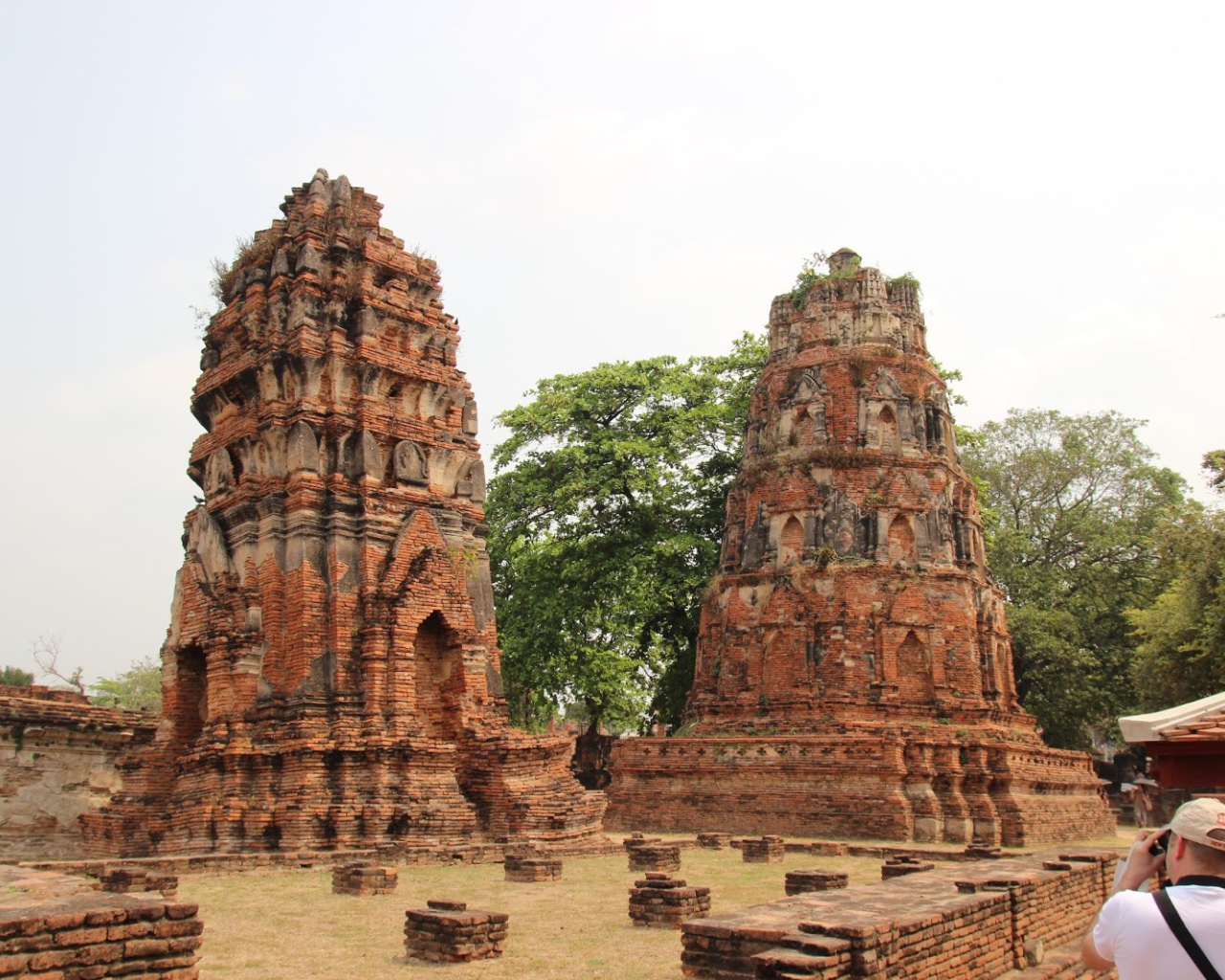 Ancient temple at the resort Ayuthaya, Thailand