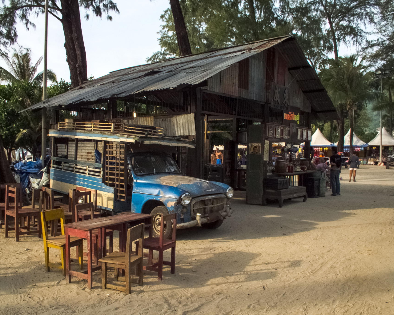 Городской рынок в Пхукете, Таиланд