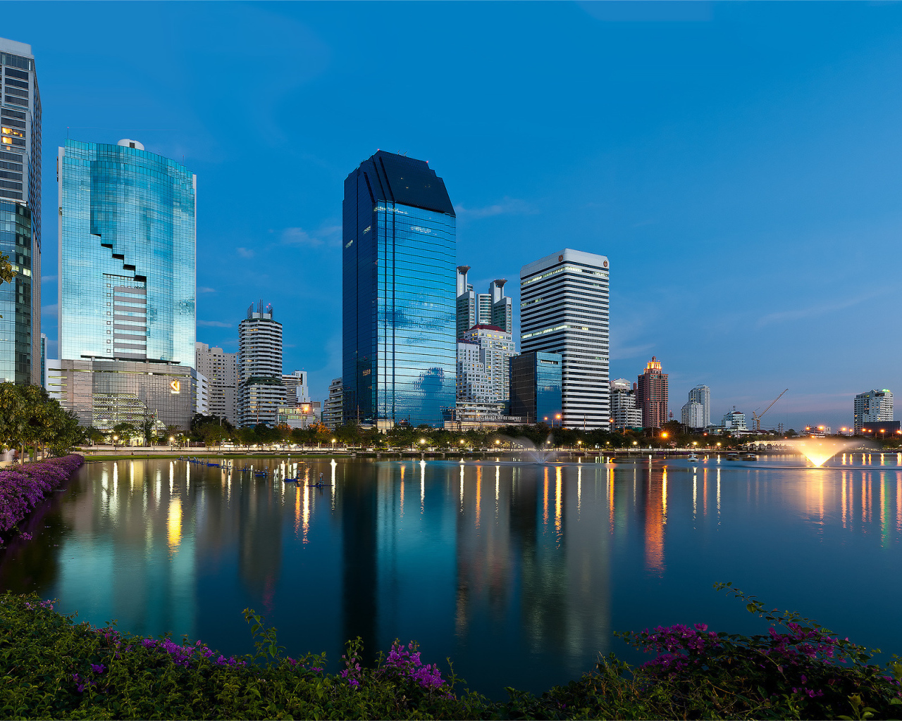 Городской парк в Бангкоке, Таиланд