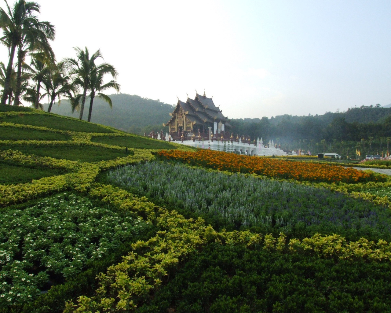 Сад на курорте Чианг Май, Таиланд