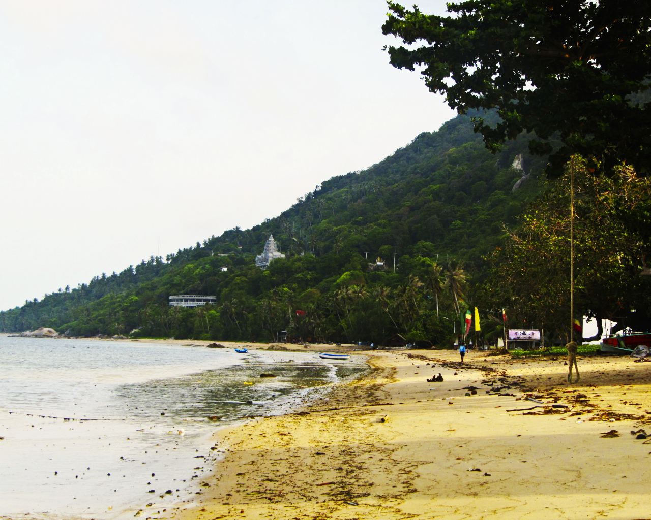 Золотой пляж на острове Панган, Таиланд