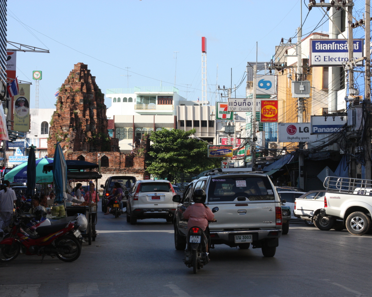 Город на курорте Лопбури, Таиланд