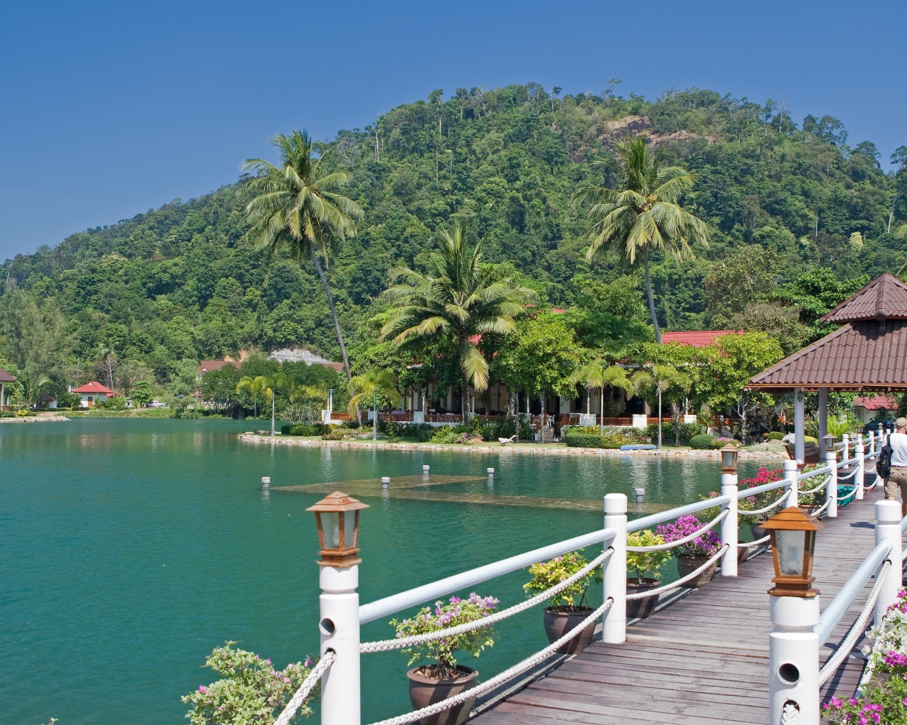 Причал на острове Чанг, Таиланд