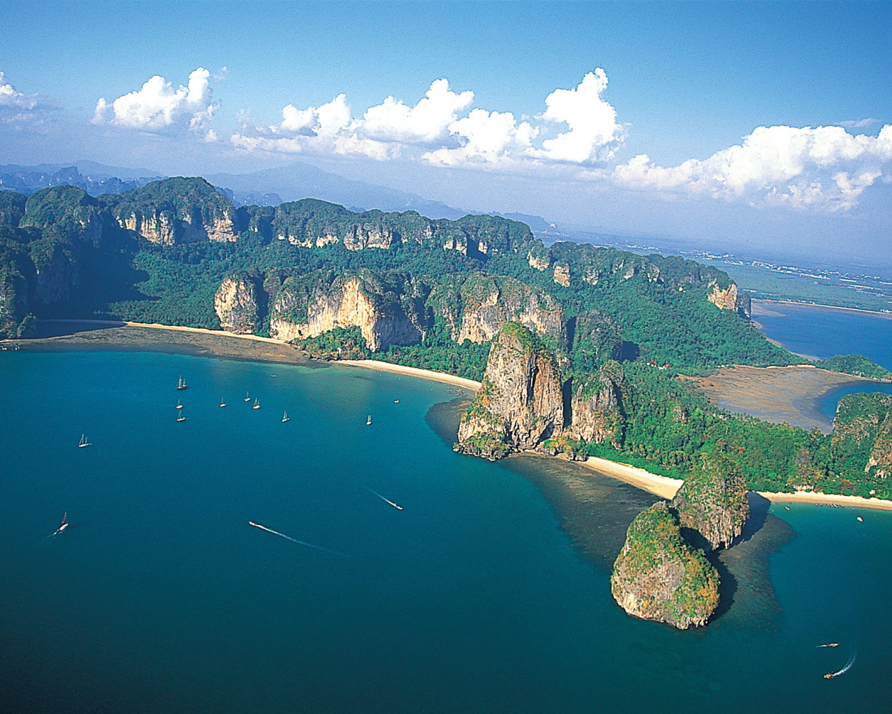 Панорама курорта Краби, Таиланд