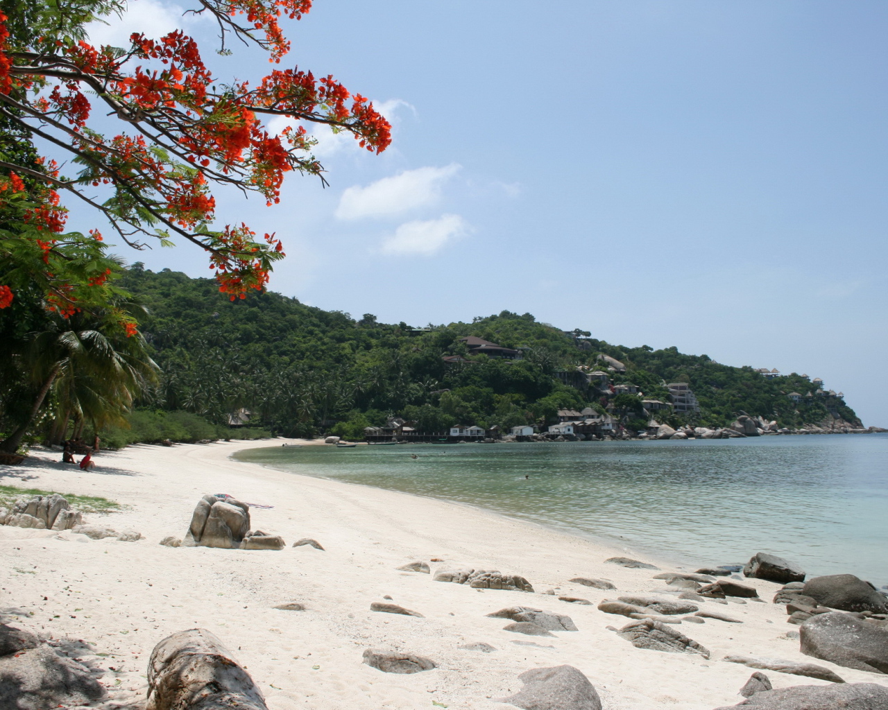 Песчаный пляж на острове Тао, Таиланд