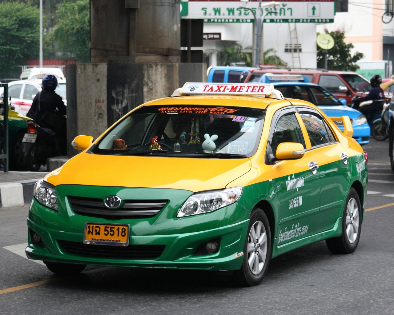 Такси в Бангкоке, Таиланд