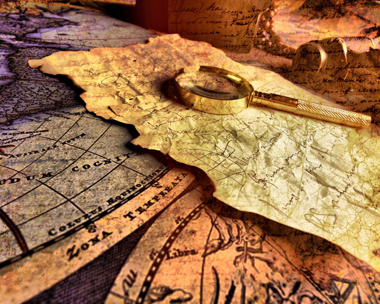 Древняя карта Мира