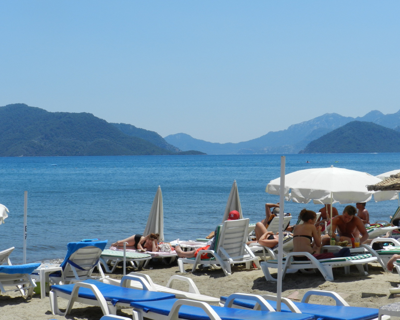 Пляж в Мармарис, Турция