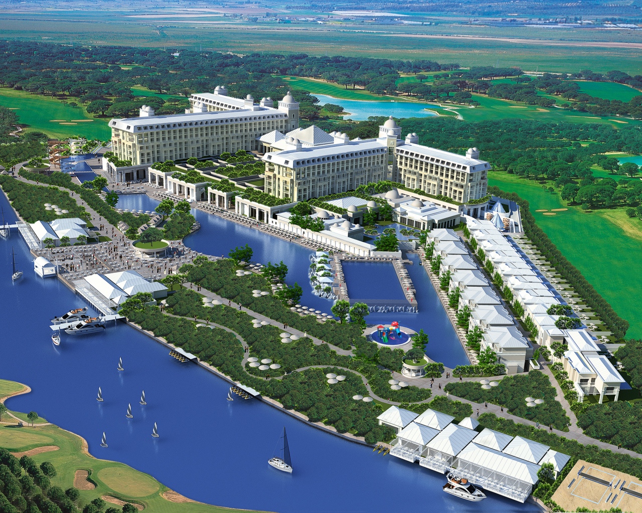 Великолепный отель в Белек, Турция