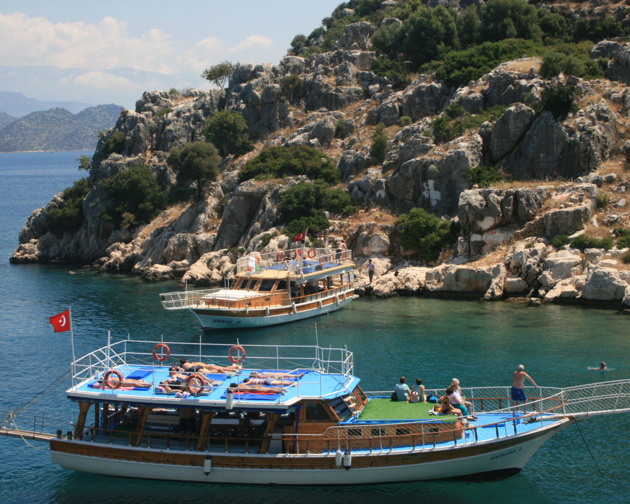 У побережья Фетхие, Турция