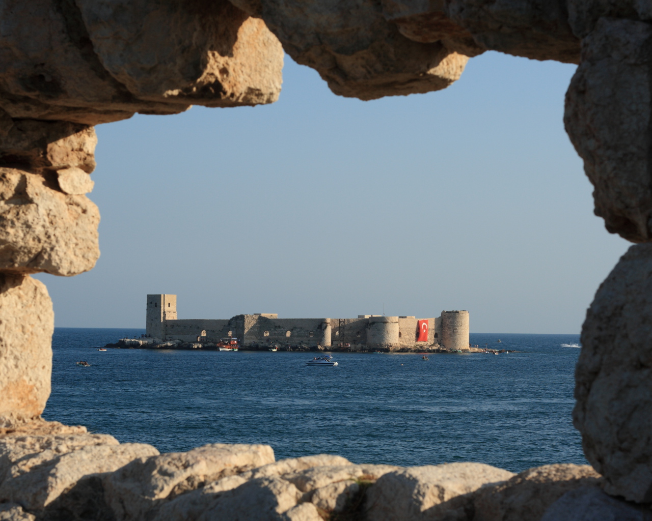 Старинный форт в Мерсине, Турция