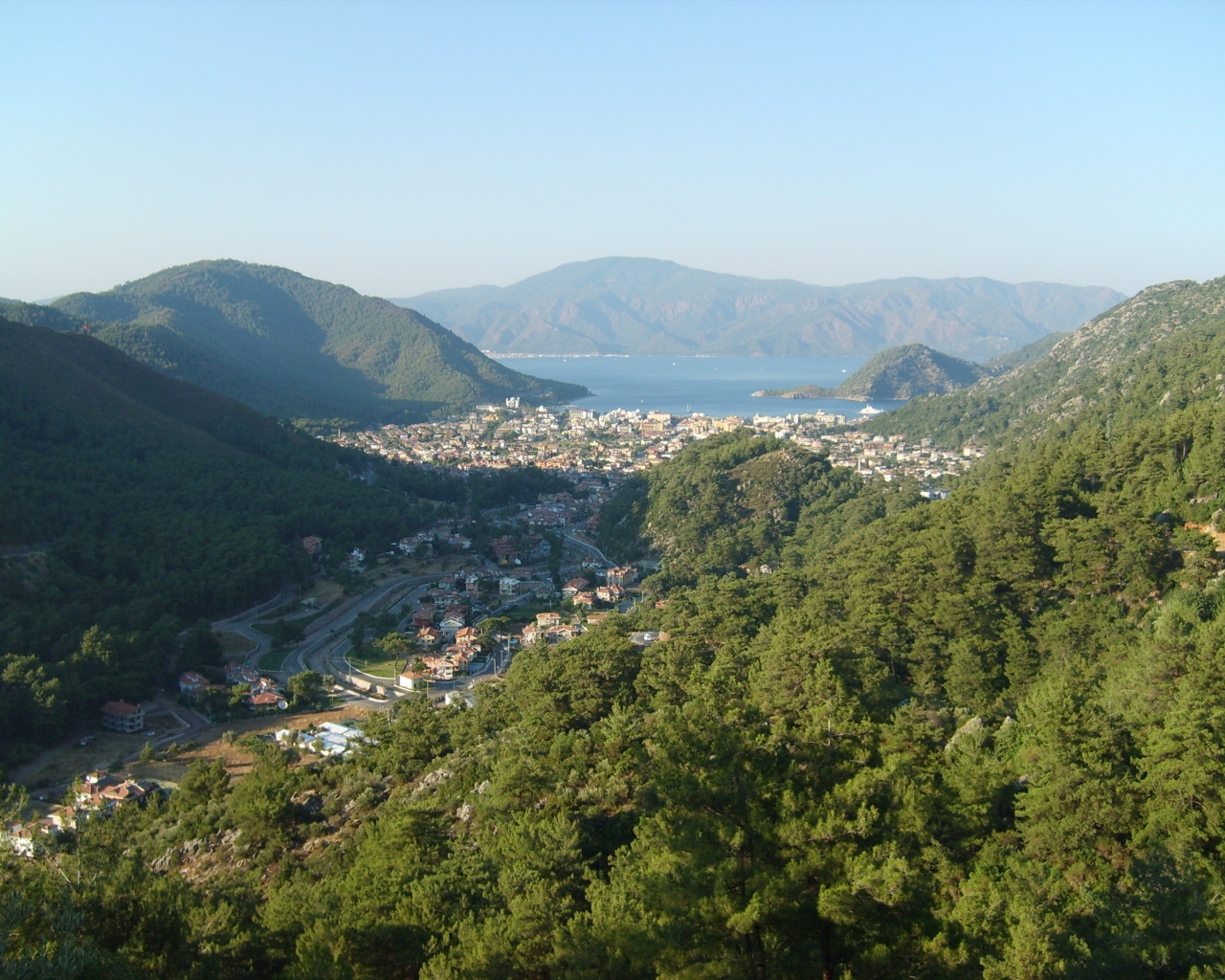 Panoramic view of Marmaris, Turkey