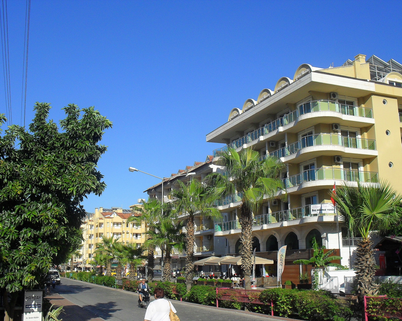 Улица в Мармарис, Турция