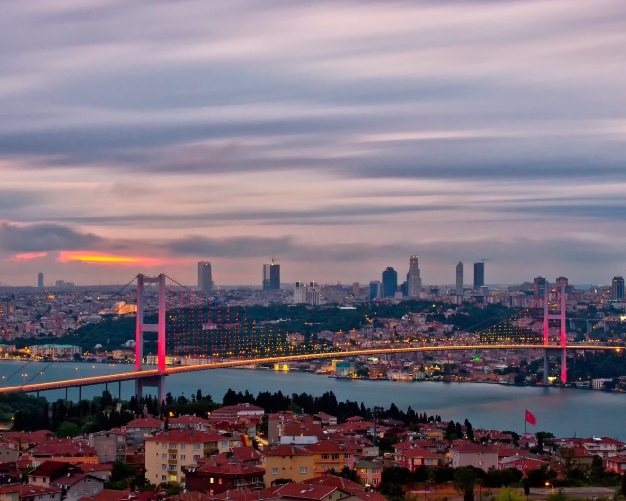 Подвесной мост в Стамбуле