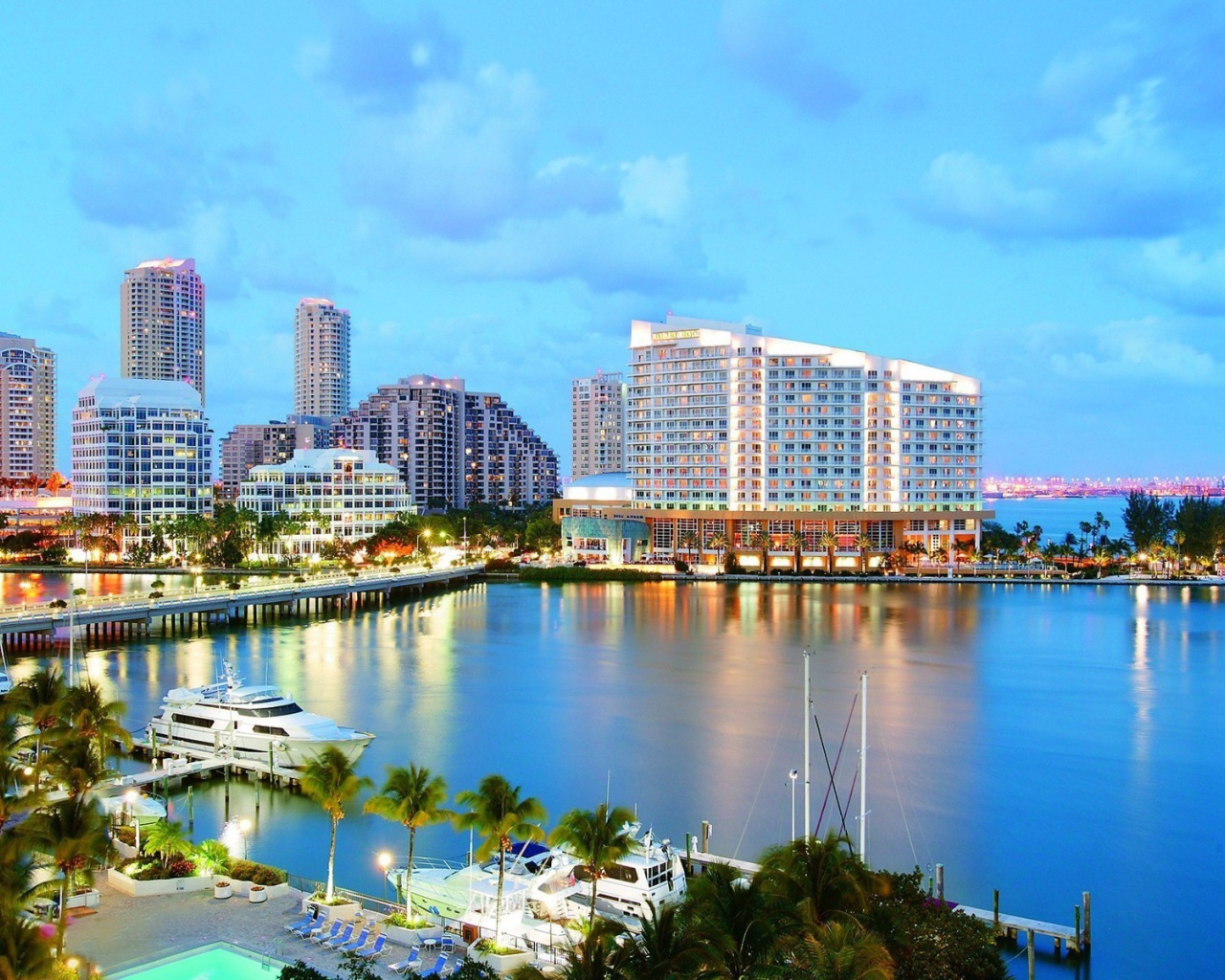 Бухта в Майами