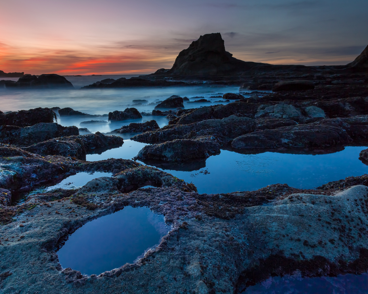 Красивая природа США на закате