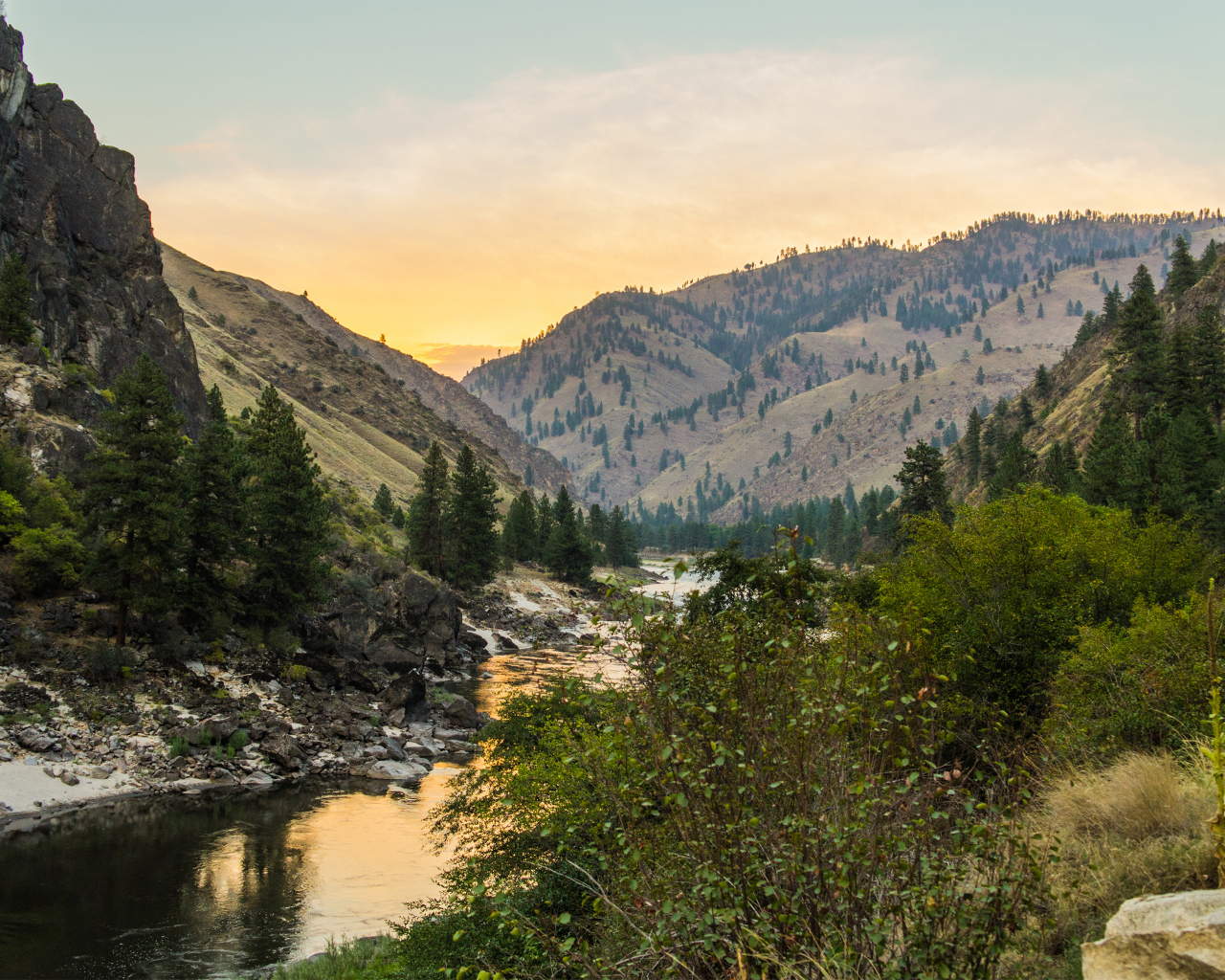 Река Салмон, США