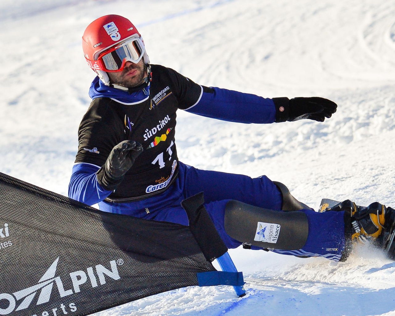 Обладатель золотой медали в дисциплине сноуборд  Пьер Вольтье  из Франции