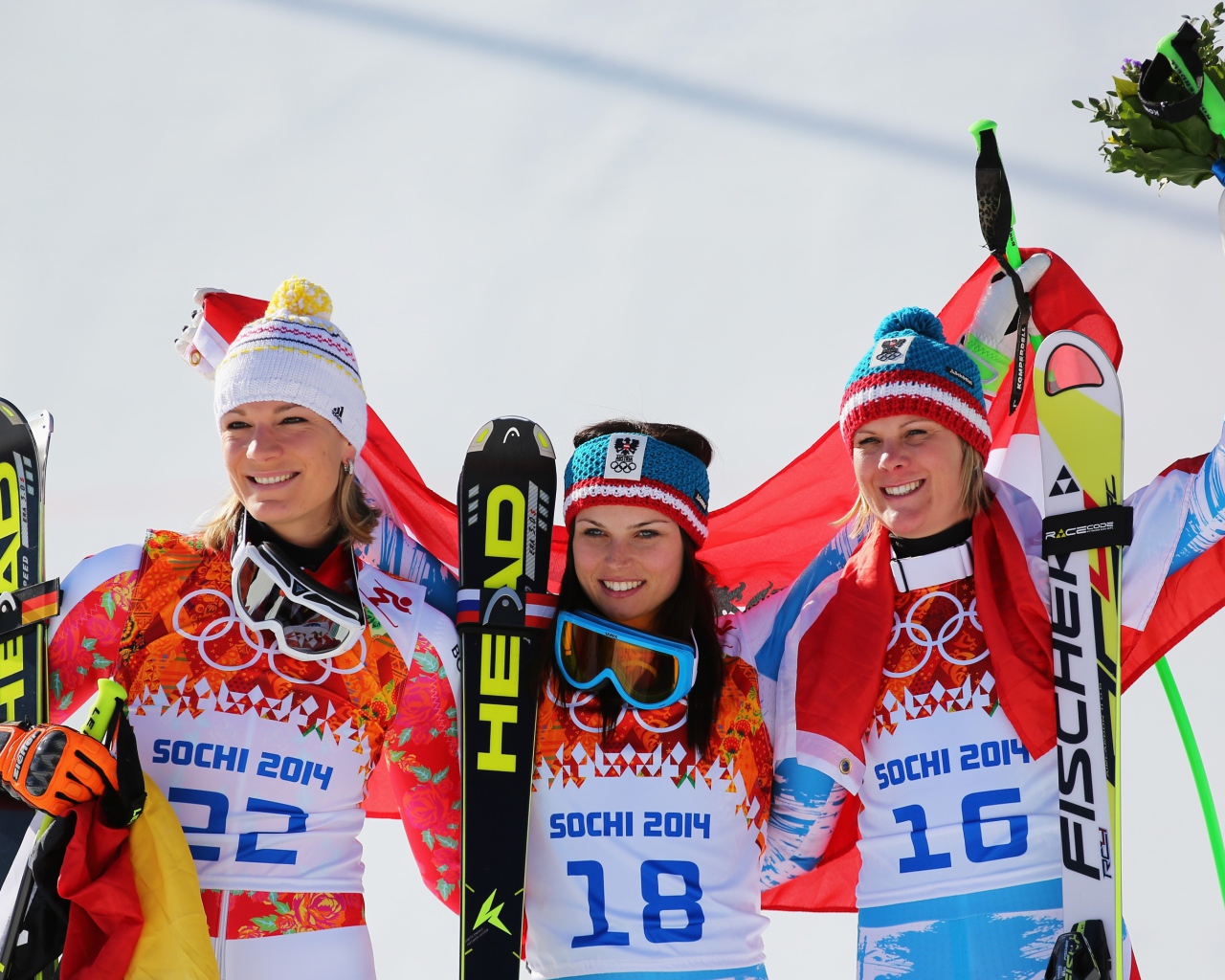 Австрийская лыжница Николь Хосп обладательница серебряной и бронзовой медали