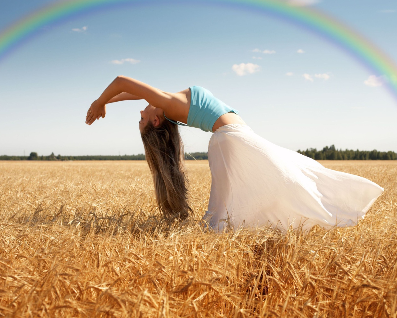 Балерина в поле