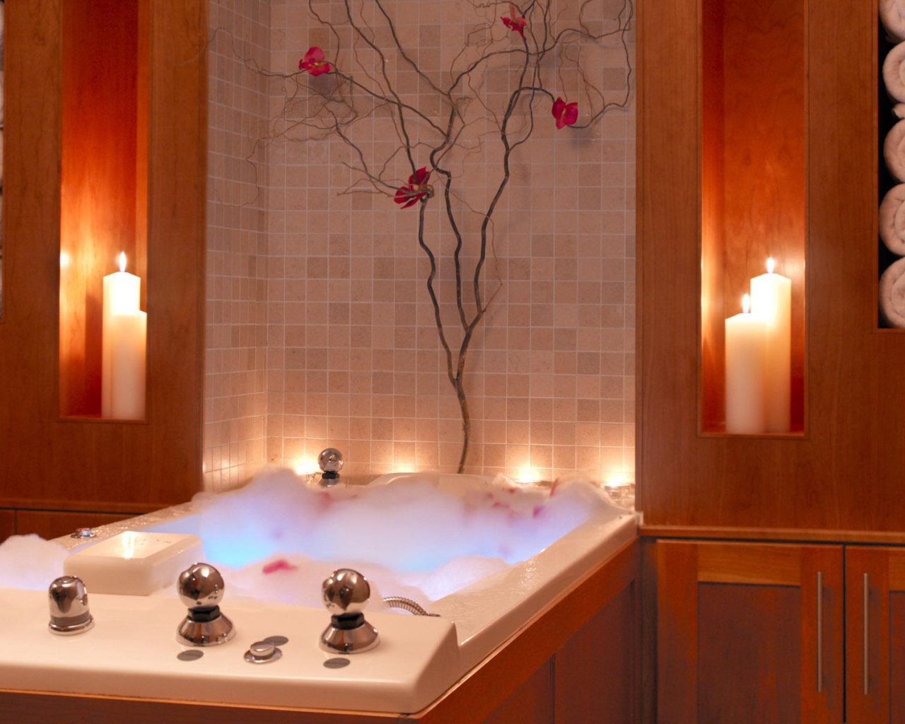 Ванная с пеной