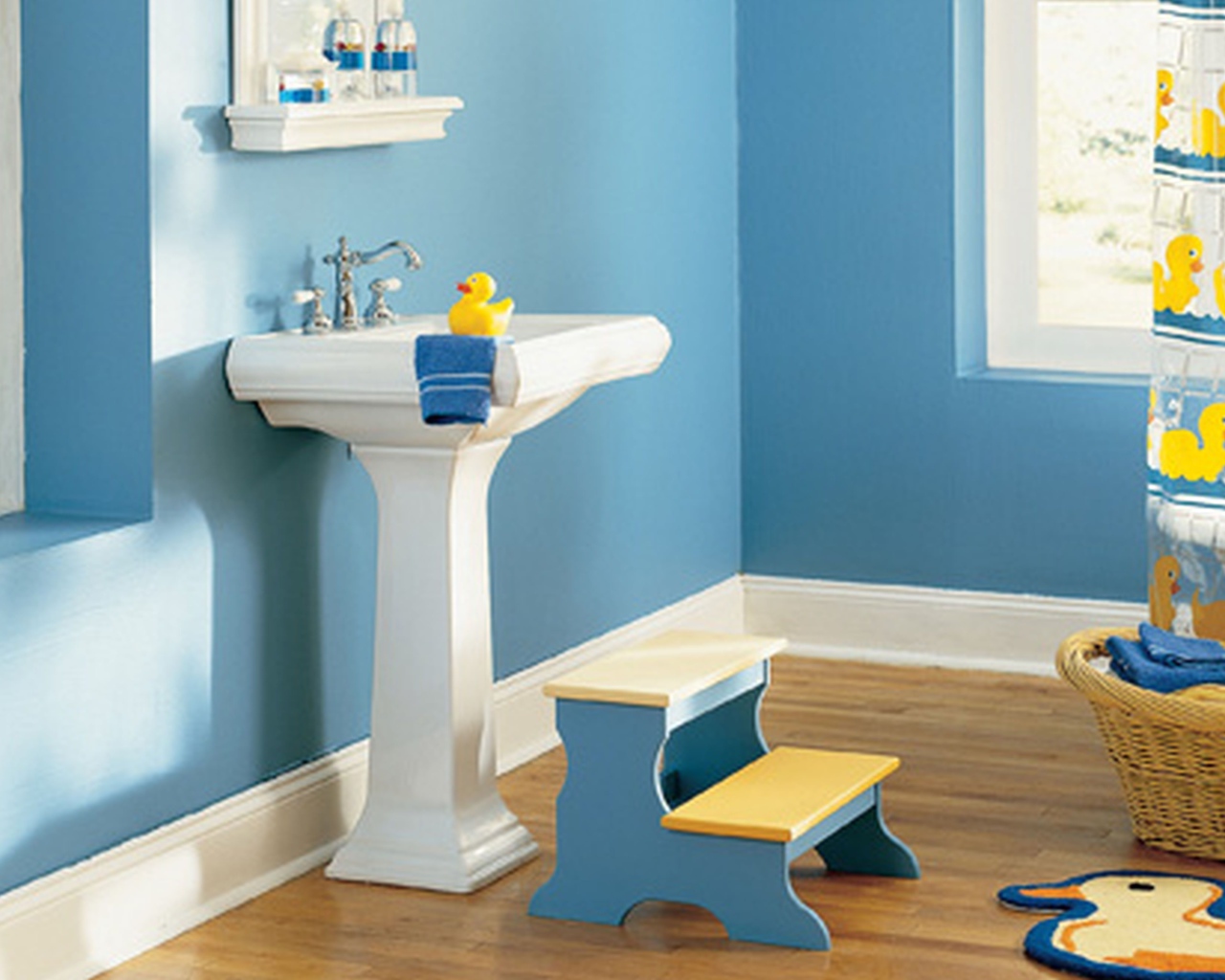 Оформление ванной для детей