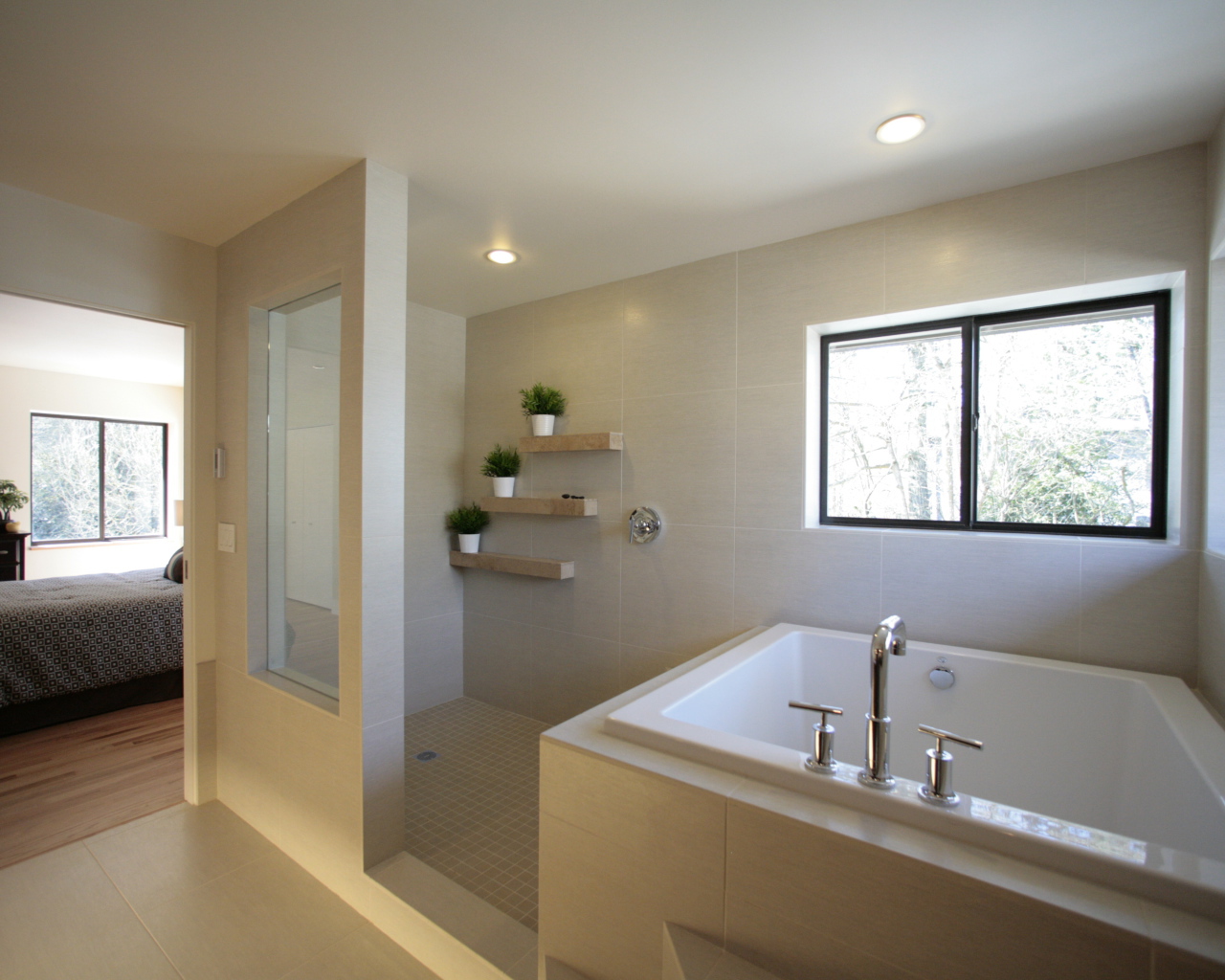 Ванная рядом со спальней