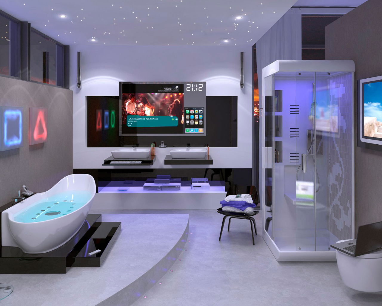 Ванная комната будущего