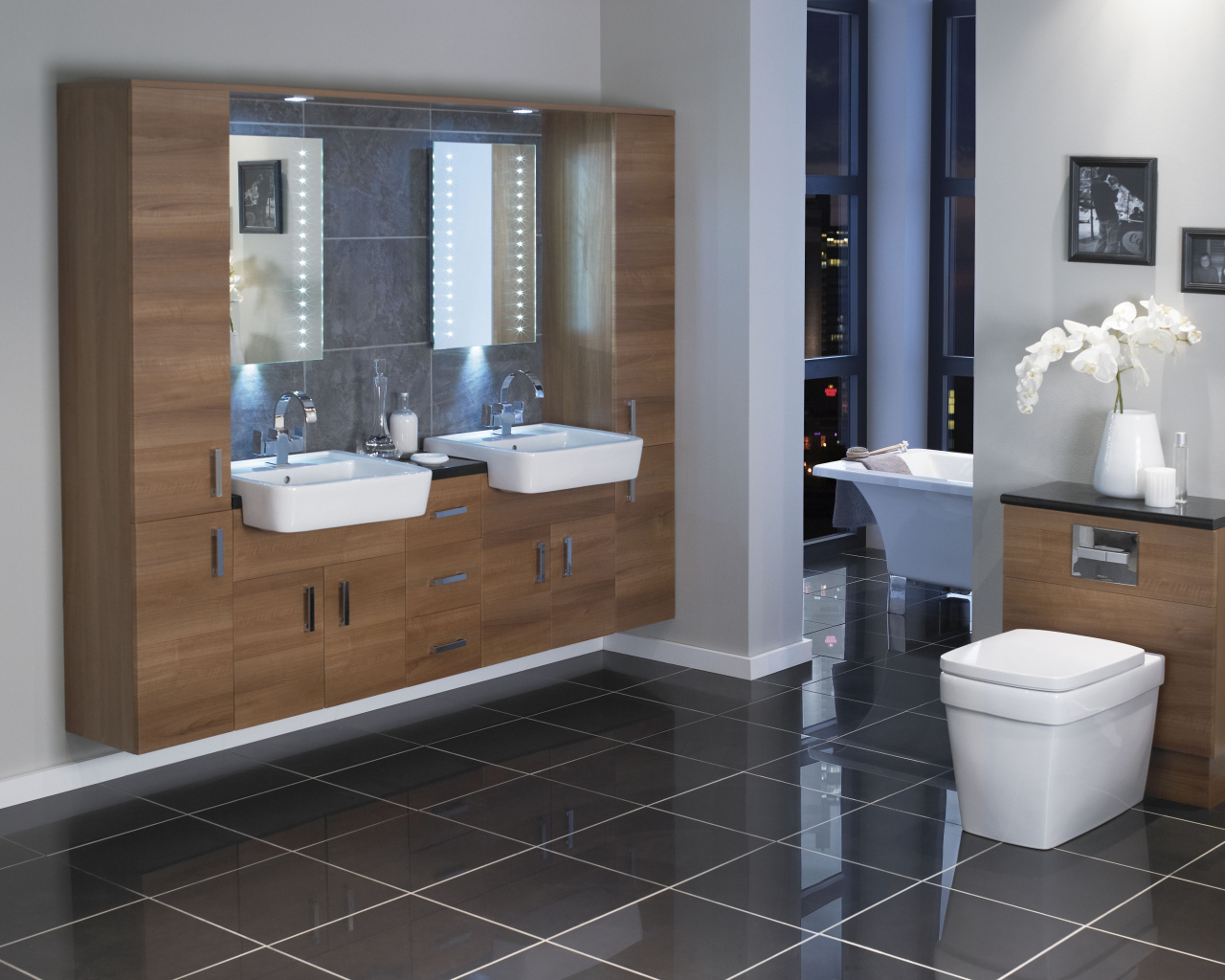 Ванная из двух комнат