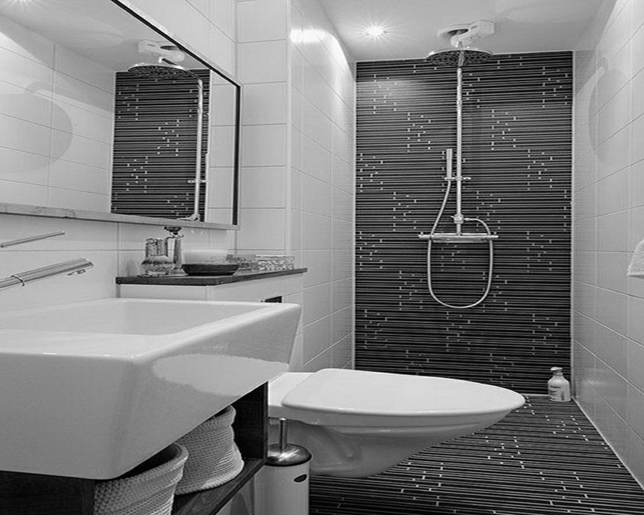 Красивый дизайн ванной комнаты