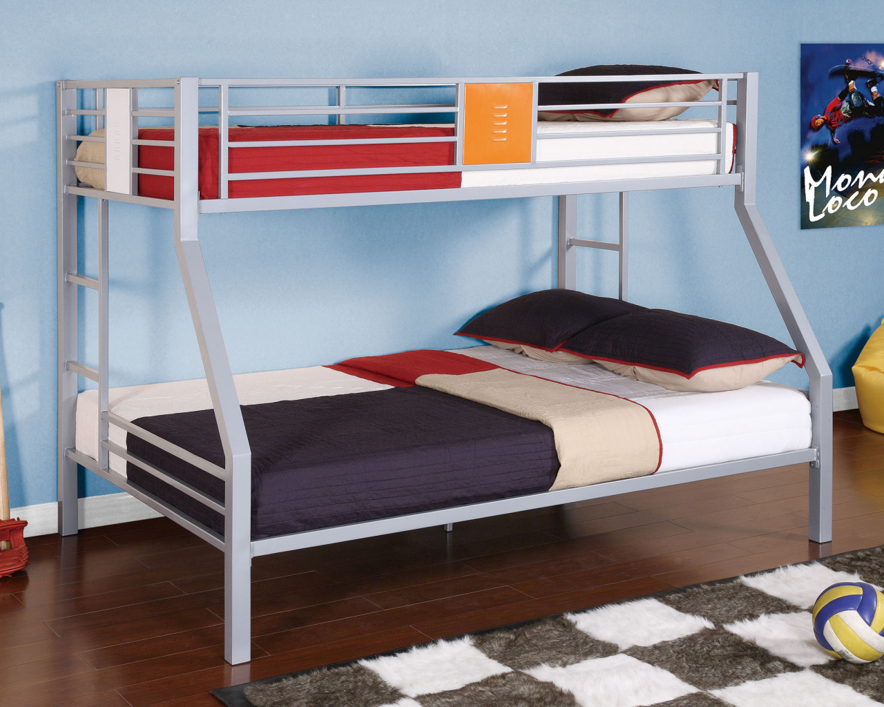 Кровать в детской для мальчиков