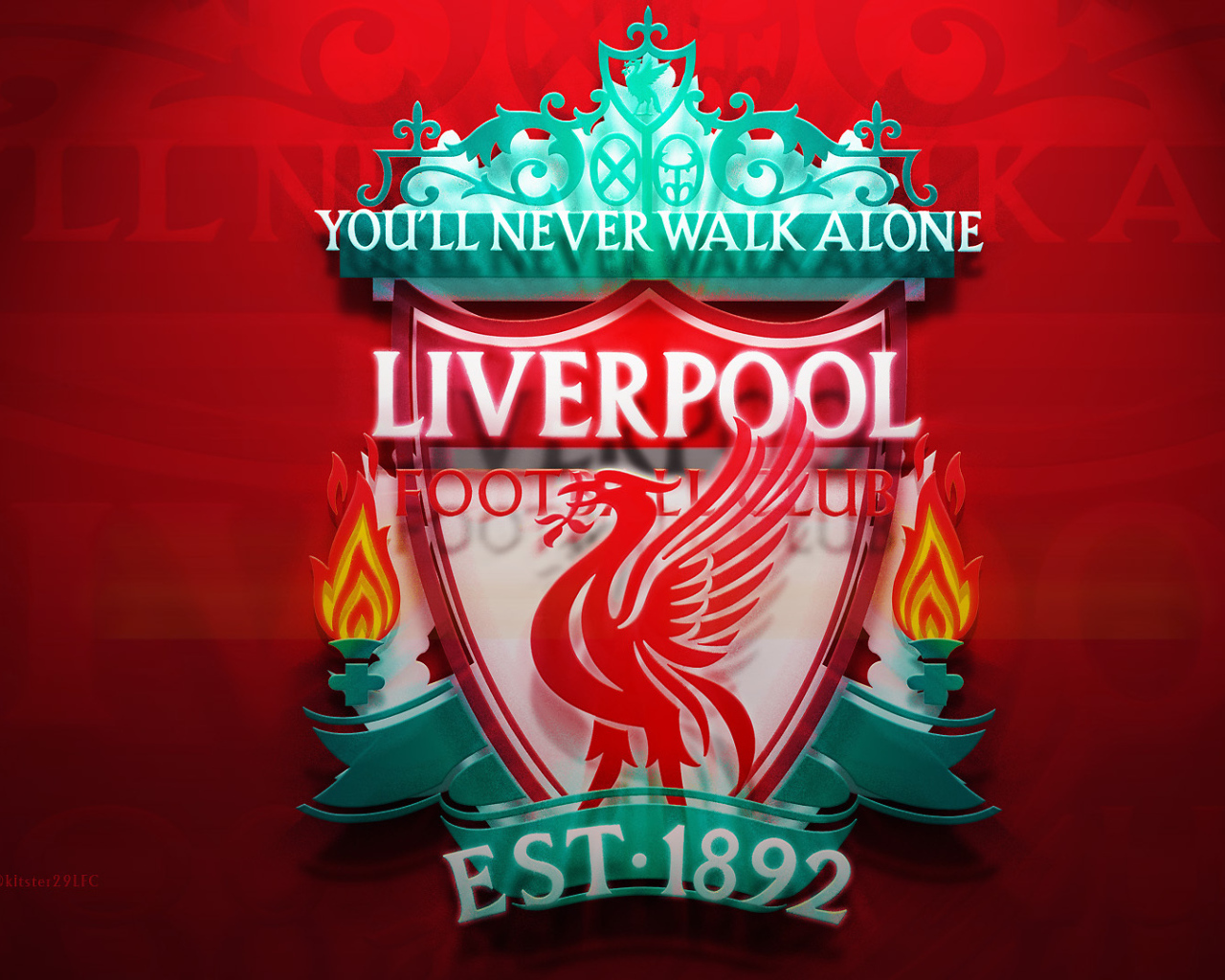 Возлюбленный Футбольный клуб Англии Ливерпуль