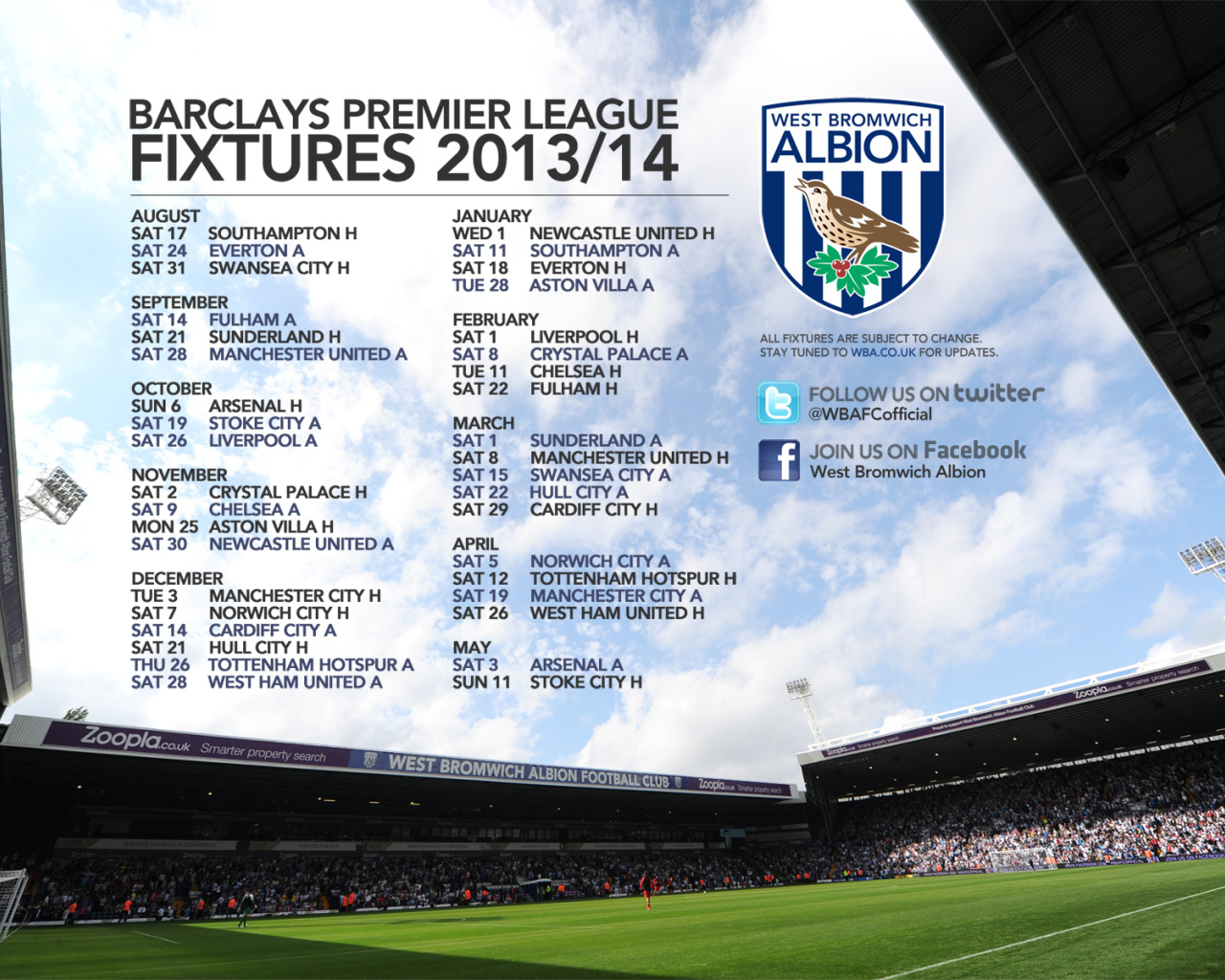 Возлюбленный футбольный клуб Вест Бромвич Альбион