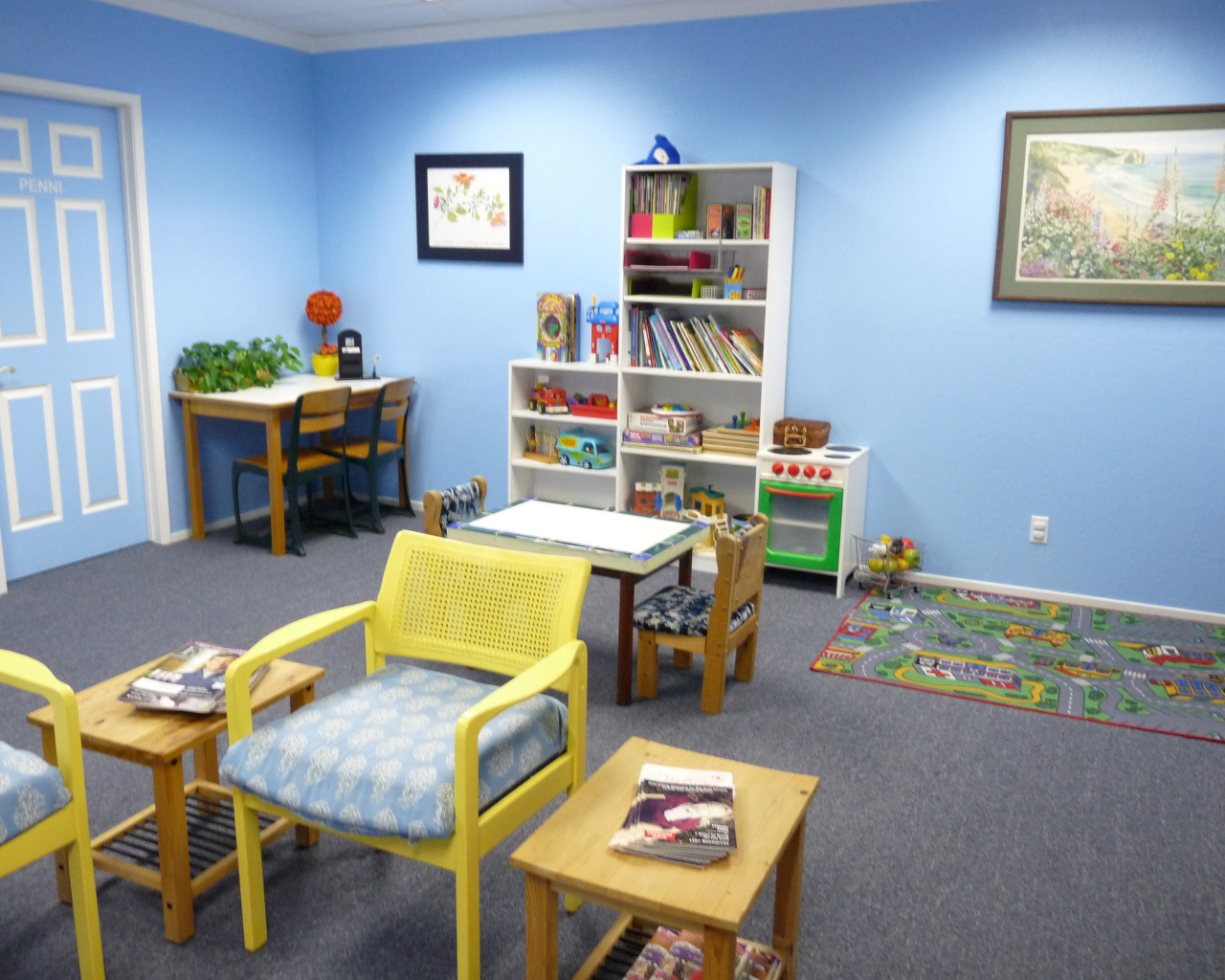 Светлая игровая комната