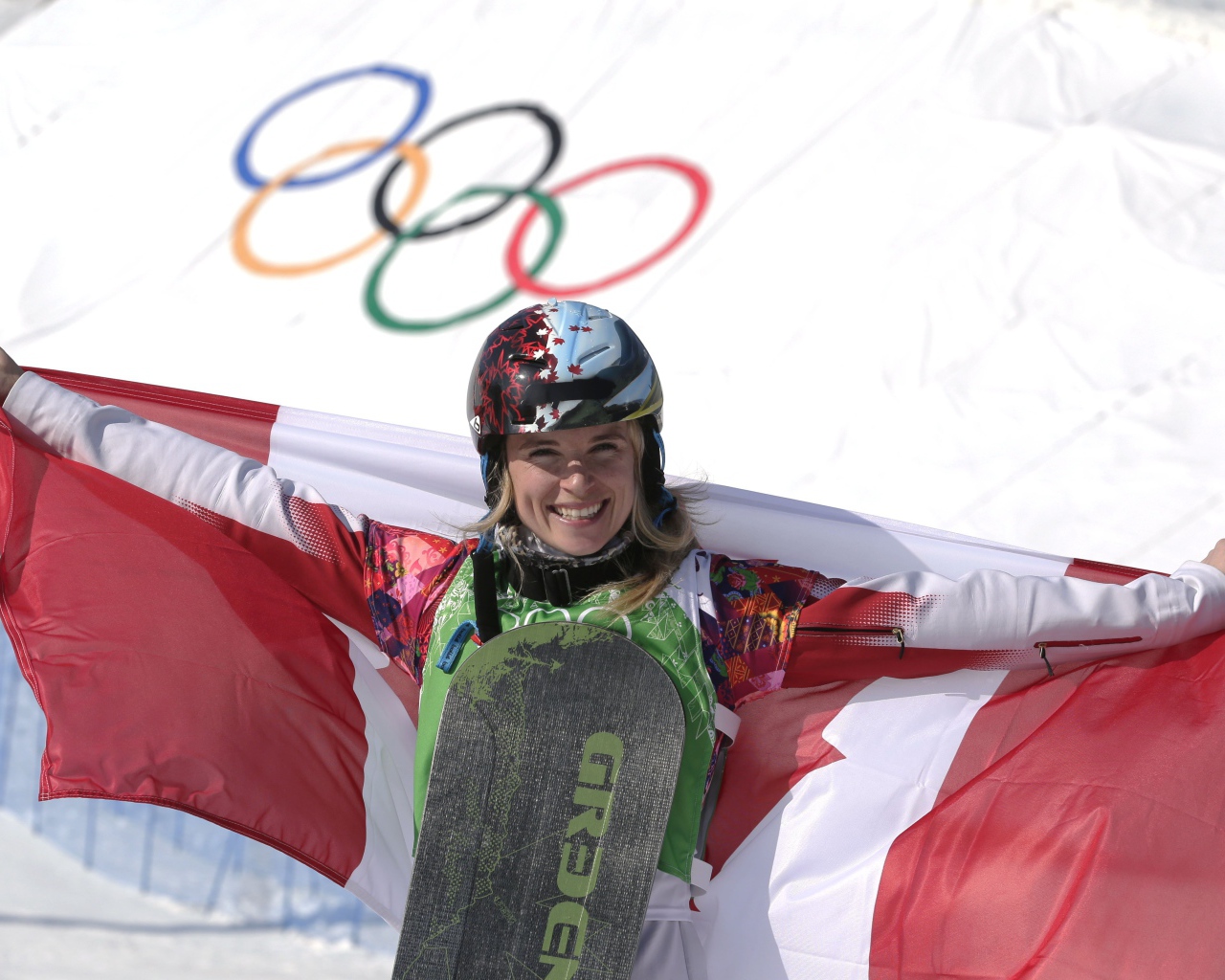 Доминик Мальте канадская сноубордистка серебряная медаль на олимпиаде в Сочи 2014 год